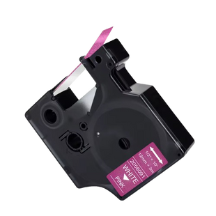 Картридж DYMO D1 2056091 12 мм, глітерна стрічка, білий текст на рожевому 2056091 фото
