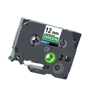 Картридж Brother P-Touch TZe-735 12 мм, ламінована стрічка, білий текст на зеленому TZe-735 фото