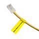 Картридж DYMO D1/Rhino 1734525 24 мм, гнучка стрічка, чорний текст на жовтому 1734525 фото 2