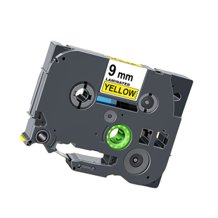 Картридж Brother P-Touch TZe-621 9 мм, ламінована стрічка, чорний текст на жовтому TZe-621 фото