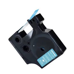 Картридж DYMO D1 2056086 12 мм, глітерна стрічка, білий текст на синьому 2056086 фото